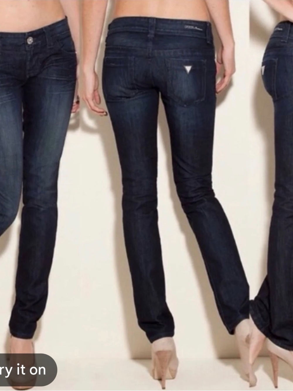 Guess Women's Dark Indigo Bootcut Jeans